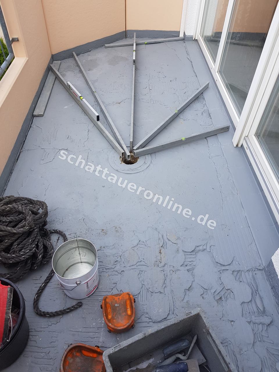 Герметизация присоединения балкона и площади пола в проекте реновации в Майнце - изображение проекта 058