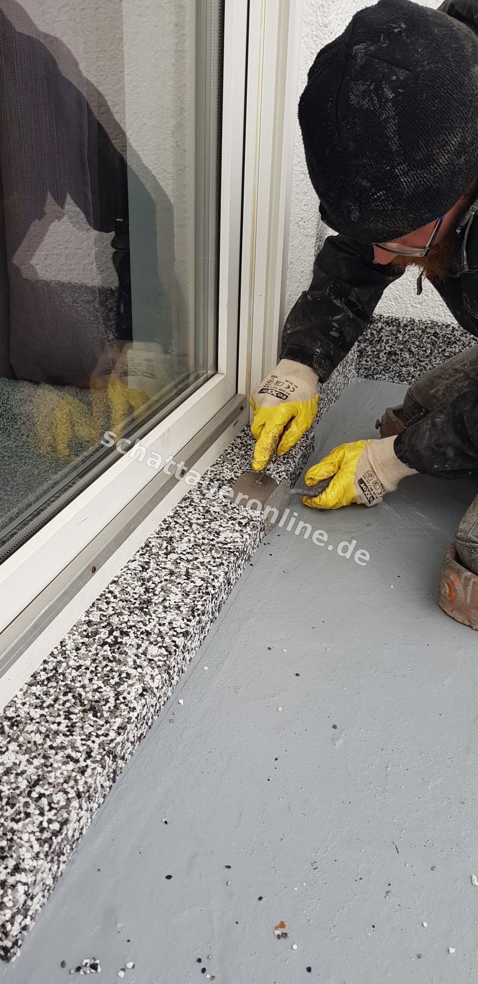 Наполнитель из натурального камня для балкона для долговечной и атмосферостойкой поверхности - изображение проекта 019