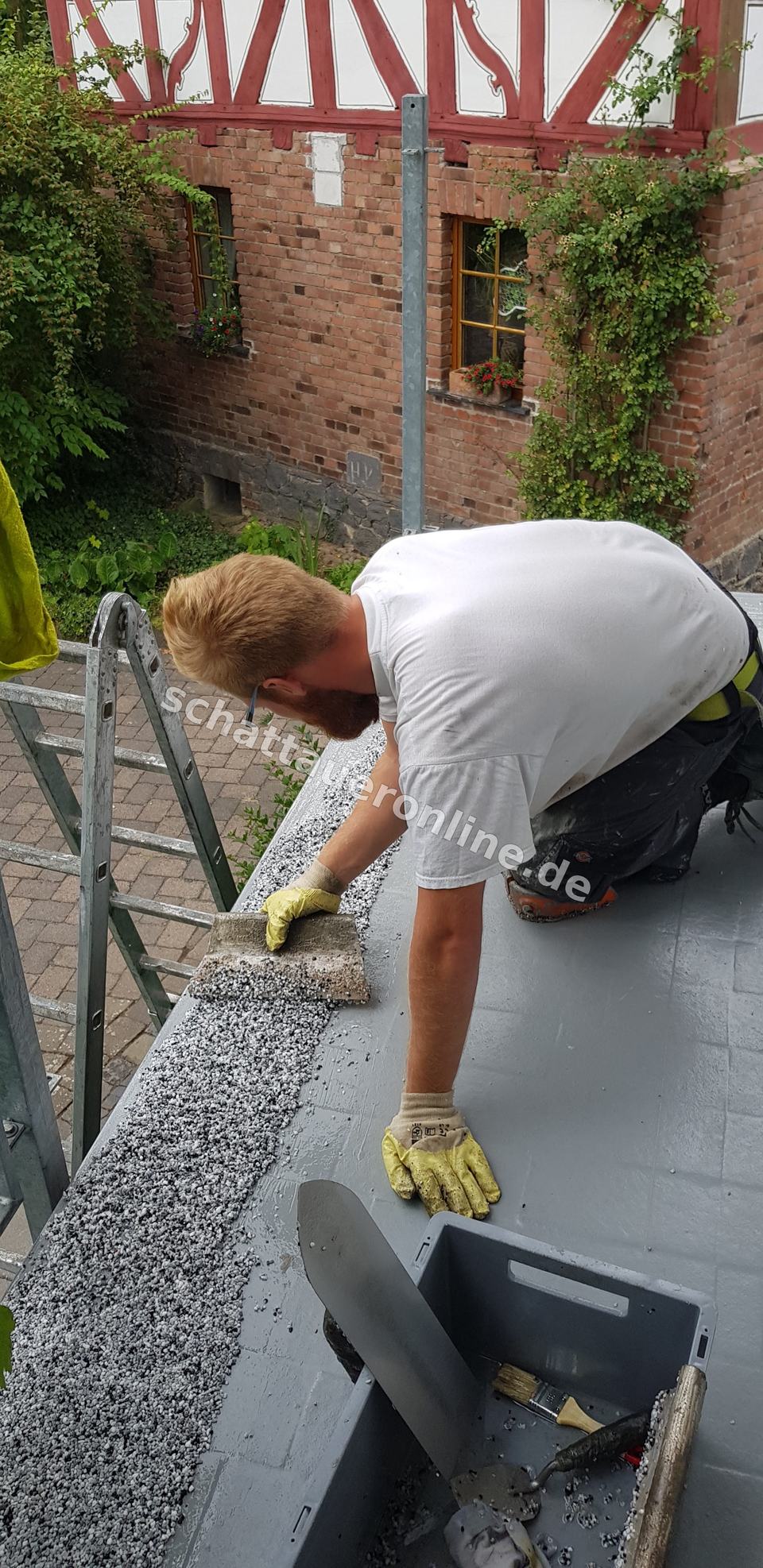 Герметизация соединения балкона и поверхности пола в проекте реконструкции в Майнце - изображение проекта 005