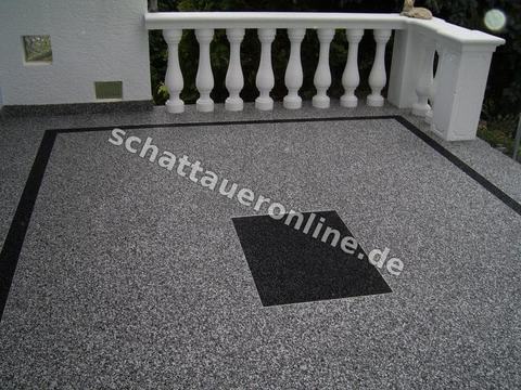 Terrassensanierung mit Natursteinspachtelung in Mainz und Neuwied