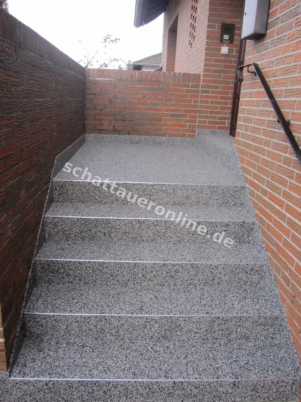 Заполнение ступеней натуральным камнем для безопасных зон ступеней - изображение проекта 038