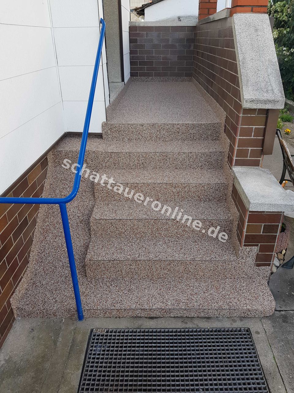 Покрытие наружной лестницы с противоскользящей поверхностью - изображение проекта 053