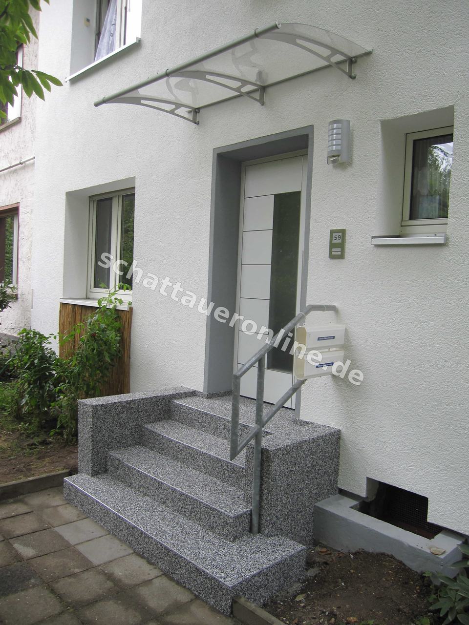 Покрытие наружной лестницы с противоскользящей поверхностью - изображение проекта 037