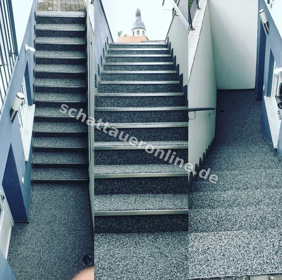 Заполнение ступеней натуральным камнем для безопасных зон ступеней - изображение проекта 047