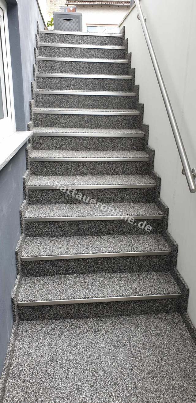 Treppensanierung in Mainz mit hochformatigem Referenzbild