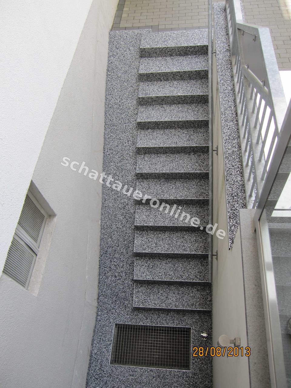 Заполнение ступеней натуральным камнем для безопасных зон ступеней - изображение проекта 039