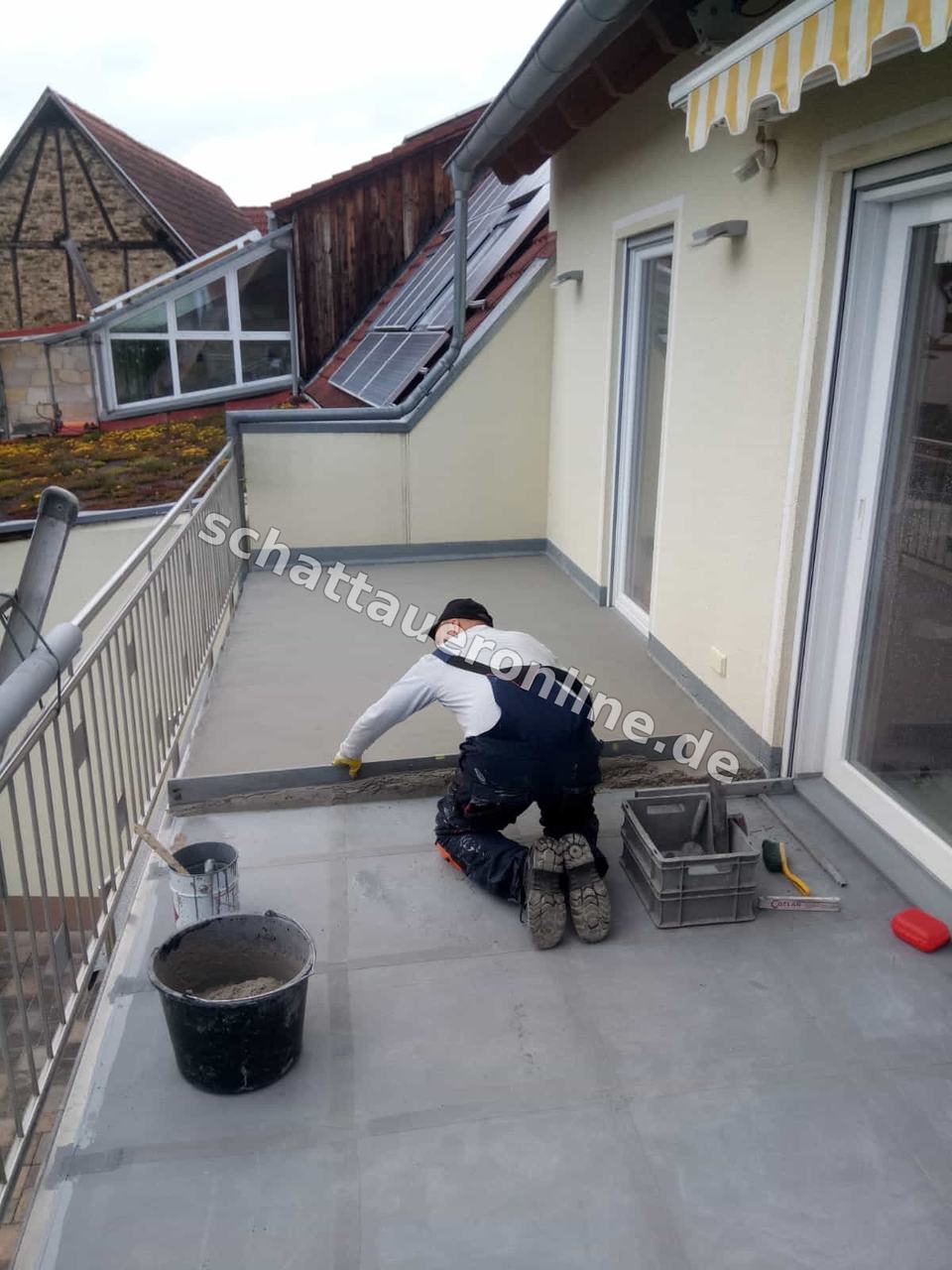 Special case of balcony or terrace with detailed technical sealing - project image 032